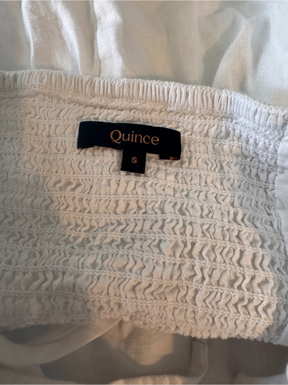 Quince Linen Spaghetti Strap Dress - White - Small - Great condition - Picture 5 of 5